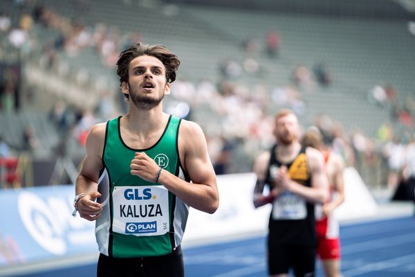 Niclas Jan Kaluza (Eintracht Hildesheim) waehrend der deutschen Leichtathletik-Meisterschaften im Olympiastadion am 25.06.2022 in Berlin